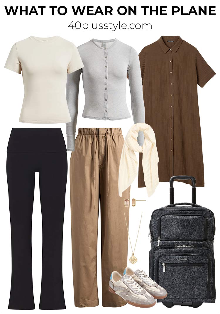 What to wear on the plane | 40plusstyle.com