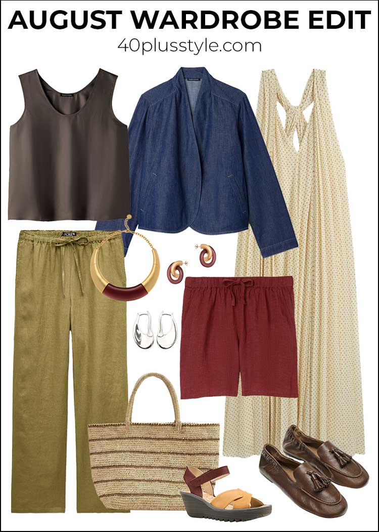 Your August Wardrobe Edit: What to Wear Right Now | 40plusstyle.com
