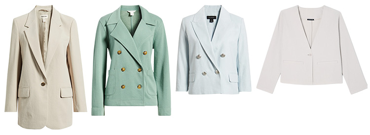 Transitional fall outfits - blazers | 40plusstyle.com