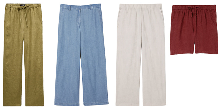 What to wear in August - pants and shorts | 40plusstyle.com