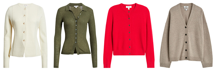 Transitional fall outfits - cardigans | 40plusstyle.com