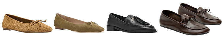 Transitional fall outfits - loafers and ballet flats | 40plusstyle.com