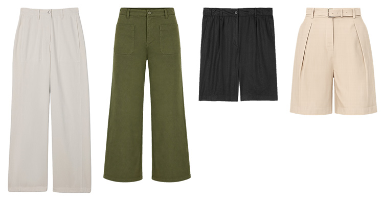 What to wear for summer evenings - pants and shorts | 40plusstyle.com