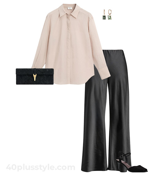 Sheer shirt and pants | 40plusstyle.com