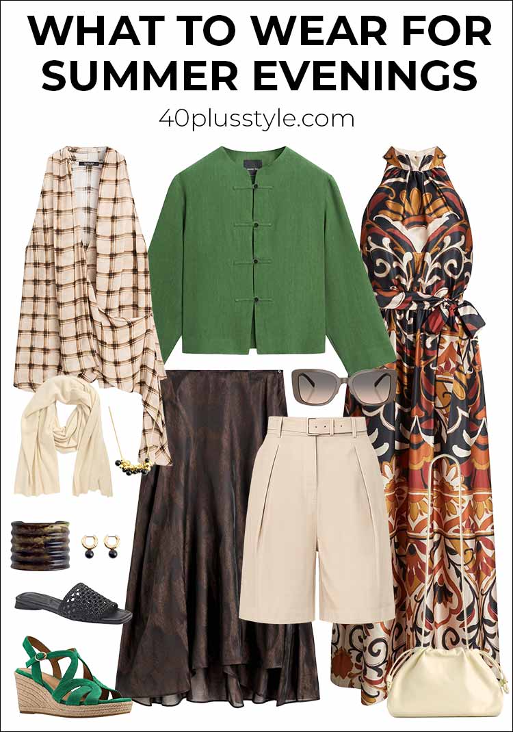 What to wear for summer evenings | 40plusstyle.com