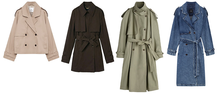 Transitional fall outfits - trench coats | 40plusstyle.com