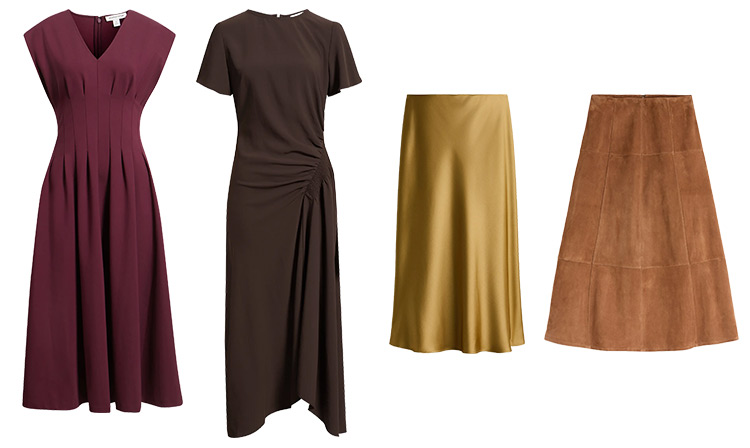 Fall 2026 capsule - dresses and skirts | 40plusstyle.com