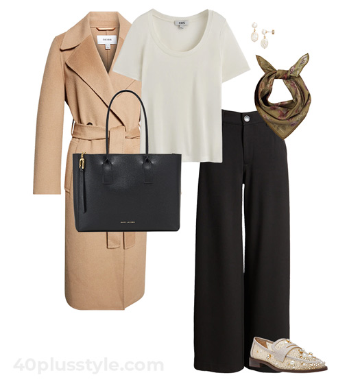 Embellished shoes outfit | 40plusstyle.com