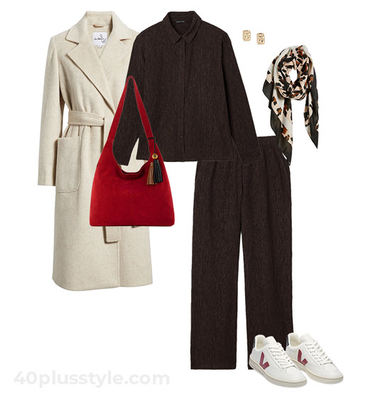 Matching co-ord sets - shirt and pants  | 40plusstyle.com