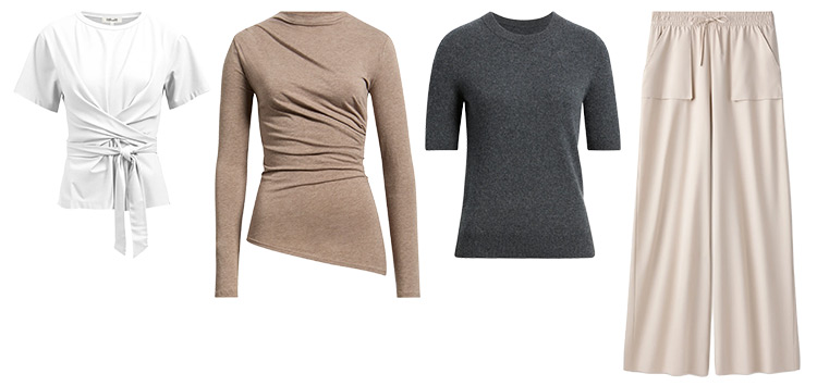 Athleisure outfits - draping and quality fabric | 40plusstyle.com