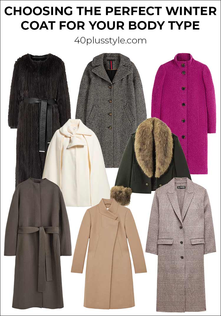 Choosing the perfect winter coat for your body type | 40plusstyle.com