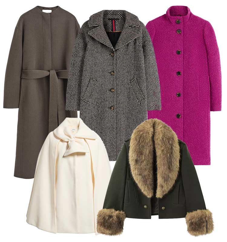 Choosing the perfect winter coat for your body type