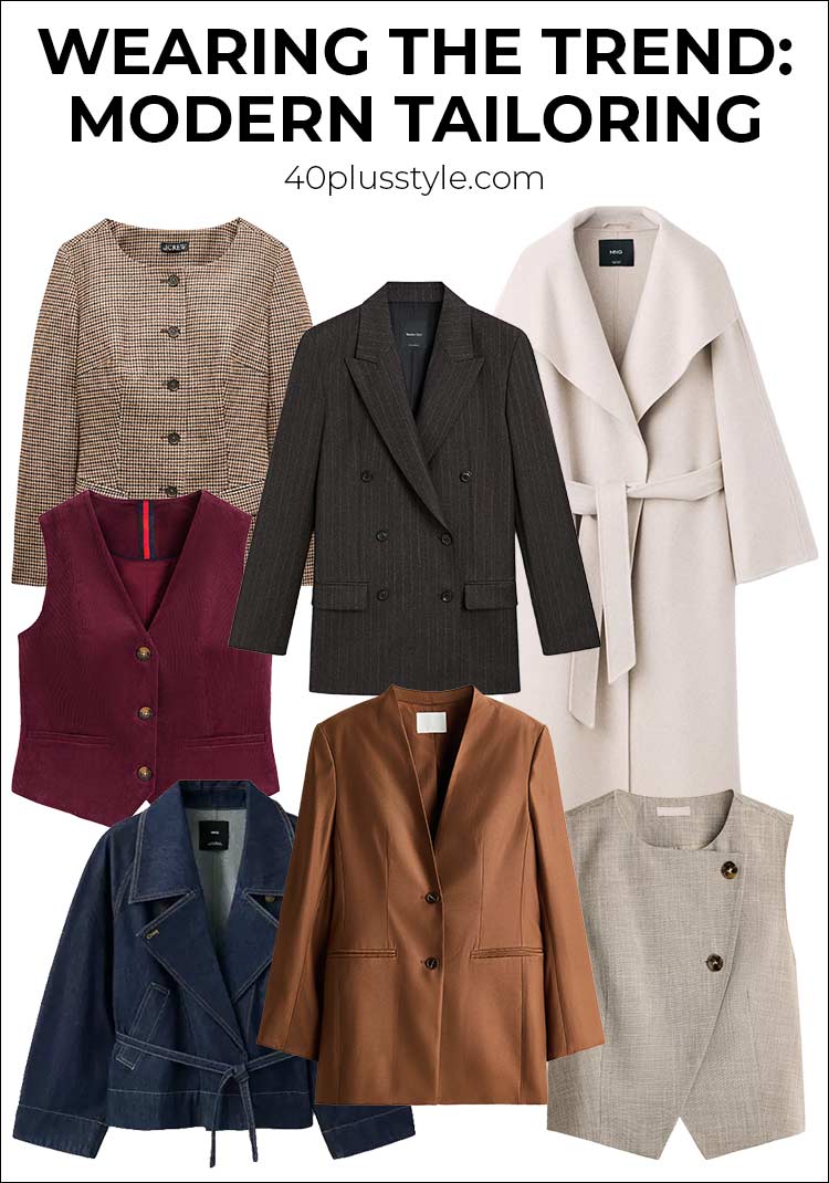 Wearing the trend: Modern tailoring | 40plusstyle.com