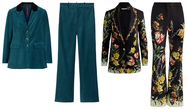 Modern tailoring - brights and florals | 40plusstyle.com