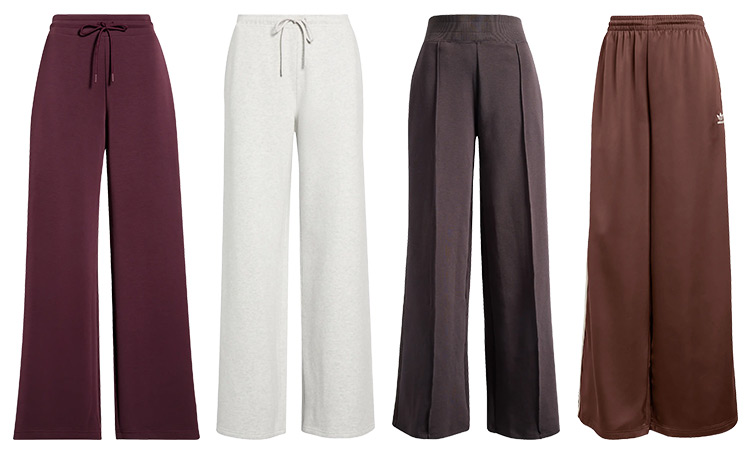 Athleisure outfits - wide pants | 40plusstyle.com