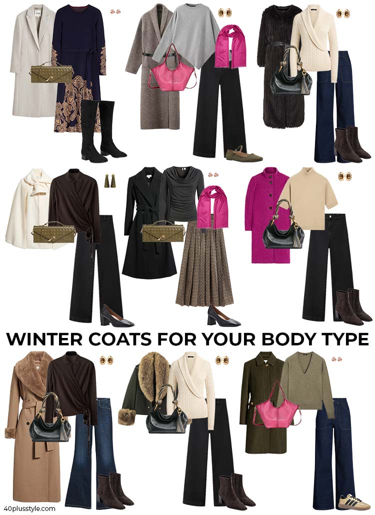 Winter coat for your body type | 40plusstyle.com